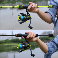 Heavy Duty Carbon Fiber Fishing Rod Combo – Portable Spinning Rod & Reel Set with Accessories