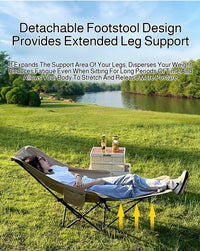 Portable Folding Recliner Beach Chair Leg Rest Lunch Break Folding with Outdoor Lunch Chair Outdoor Camping Chair Fishing Chair