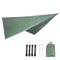 Heavy Duty Camping Hammock with Mosquito Net & Rain Fly – Waterproof Outdoor Survival Hammock System
