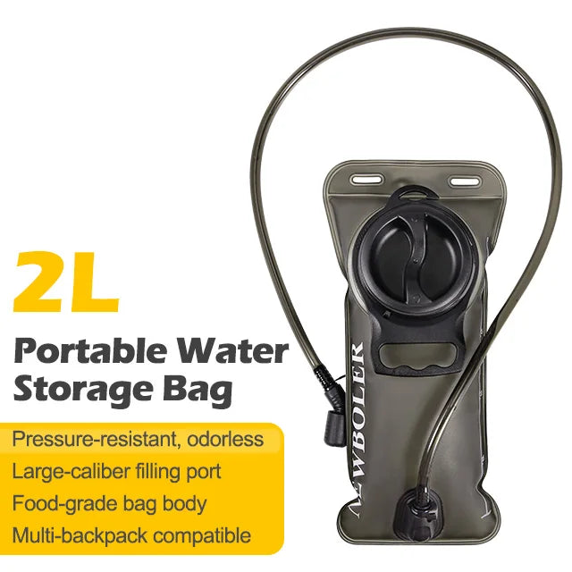1.5L-3L Hydration Pack Water Bladder - Leakproof & BPA-Free