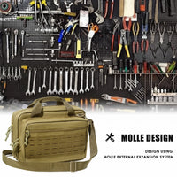 600D Oxford Tactical Handgun Bag with Multiple Pockets