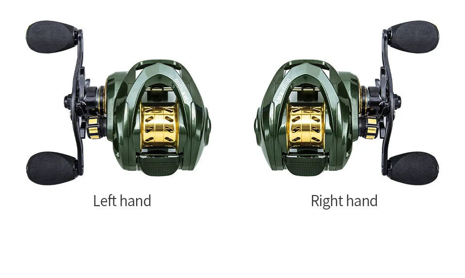 Ultra Smooth Baitcasting Fishing Reel – High Speed 7.2:1 Gear Ratio Reel for Bass Fishing
