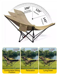 Portable Folding Recliner Beach Chair Leg Rest Lunch Break Folding with Outdoor Lunch Chair Outdoor Camping Chair Fishing Chair