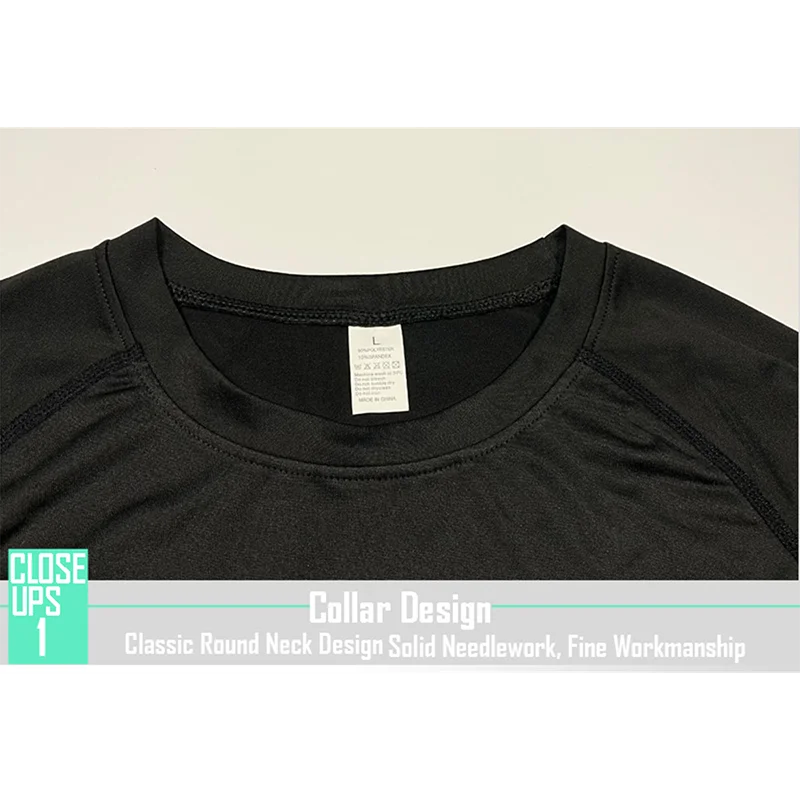 Men’s Compression Running T-Shirt – Quick Dry Short Sleeve Gym & Training Sportswear