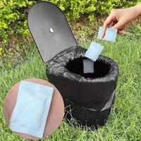 Outdoor Portable Toilet Gel - Absorbent Pee Powder 1-100 Pack
