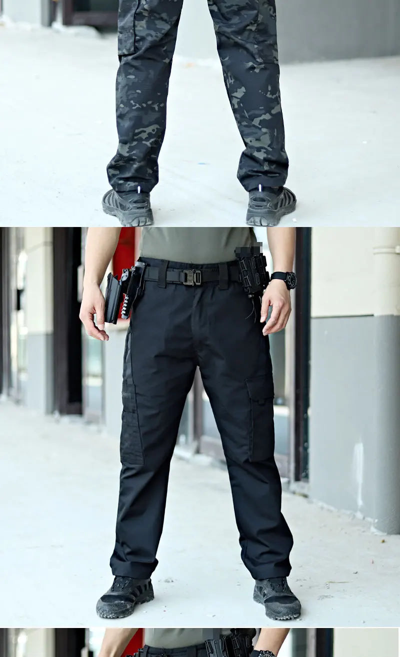Outdoor Cargo Pants – Waterproof Multi-Pocket Outdoor Work & Training Trousers