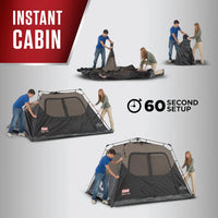 4/6/8/10 Person Instant Camping Tent – 1-Minute Setup Family Tent with Pre-Attached Poles, Air Vent & Carry Bag