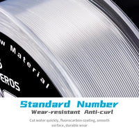 Fluorocarbon Fishing Line – High Abrasion Resistant Monofilament Fishing Wire (100M-500M)