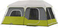 9 Person Instant Cabin Tent 14x9 FT – Large Family Camping Tent Waterproof Outdoor Shelter (Green)
