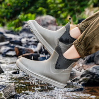 Men’s Heavy Duty Waterproof Rain Boots – Durable Outdoor Fishing & Work Boots