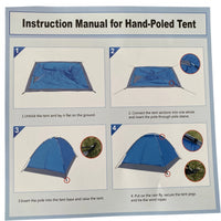2 Person Ultralight Camping Tent – Dual Layer Waterproof Outdoor Hiking Tent with Sun Protection