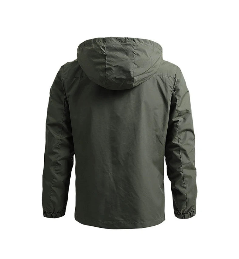 Waterproof Windbreaker Jacket – Outdoor Hiking, Camping & Fishing Casual Coat