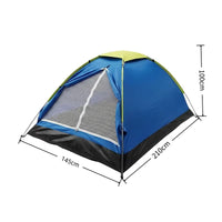 2 Person Ultralight Camping Tent – Dual Layer Waterproof Outdoor Hiking Tent with Sun Protection