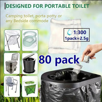 Eco-Friendly Poo Powder Gel for Camping Toilet Waste Disposal