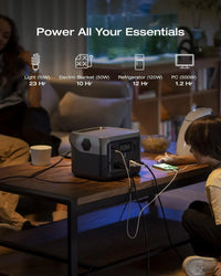 Portable Power Station PRO 768Wh with 160W Solar Panel – LiFePO4 Battery, 4 AC Outlets, 70-Min Fast Charging for Camping, RV & Emergency Backup