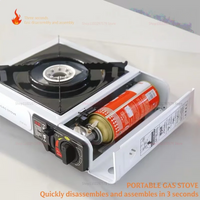 Portable cartridge stove, multi-functional stove,lightweight,suitable for camping,outdoor barbecuing,home cooking and gatherings
