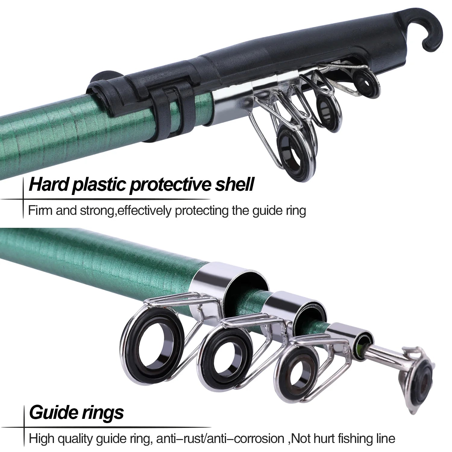 Heavy Duty Telescopic Fishing Rod & Reel Combo – Portable Full Fishing Kit (1.8M)
