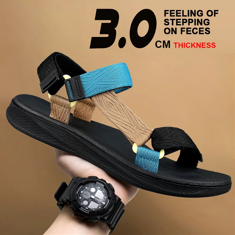 Men's Arch Support Hiking Sandals Outdoor Beach Shoes