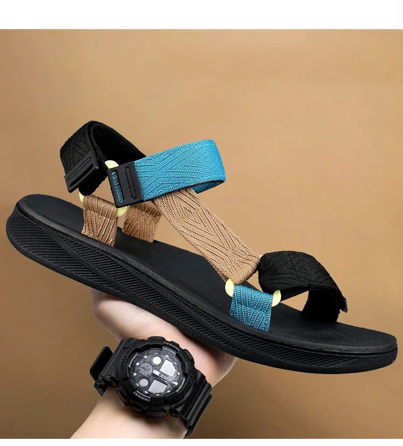 Men's Arch Support Hiking Sandals Outdoor Beach Shoes