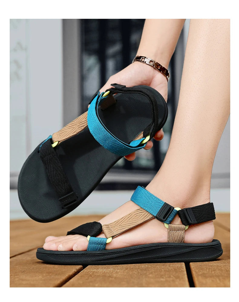 Men's Arch Support Hiking Sandals Outdoor Beach Shoes
