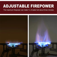 Camping Gas Stove – Portable Folding 3500W Outdoor Cooking Stove