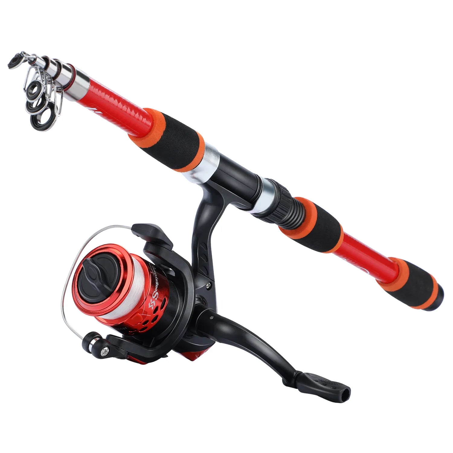 Heavy Duty Telescopic Fishing Rod & Reel Combo – Portable Full Fishing Kit (1.8M)