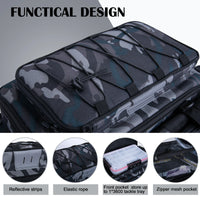 Heavy Duty Waterproof Fishing Tackle Backpack – Large Capacity Outdoor Fishing Storage Bag