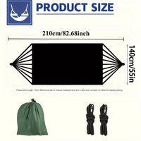 Portable Heavy Duty Camping Hammock with Straps & Storage Bag – Lightweight Outdoor Hammock for Hiking & Travel