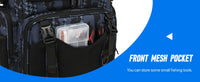 45L Heavy Duty Fishing Backpack Cooler – Waterproof Tackle Storage Bag with Rod Holders & Rain Cover