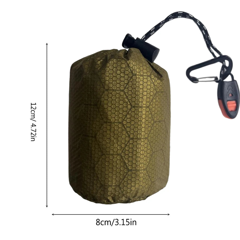 Waterproof Thermal Emergency Sleeping Bag - Portable Survival Bivy Sack