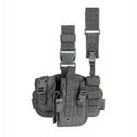 Tactical Leg Gun Holster with Phone Pocket for Hunting Gear