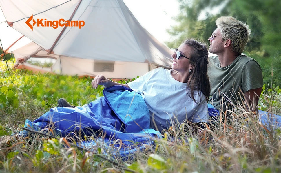 KingCamp Hooded Stadium Blanket - Waterproof & Windproof Fleece Blanket For Sports, Concerts, Park, Travel & Hiking