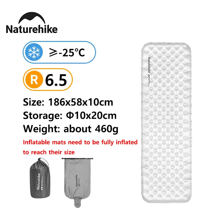 Naturehike Ultralight Camping Air Mattress Winter Sleeping Pad