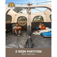 4-10 Person Cabin Camping Tent – Quick Setup Waterproof Windproof Family Tent for Camping & Hiking
