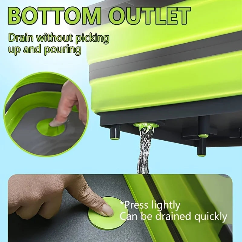 Portable Foldable Basin with Sink & Storage – Perfect for Travel