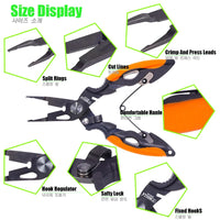 Heavy Duty Multifunction Fishing Pliers – Stainless Steel Hook Remover & Line Cutter Tool
