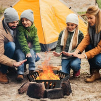 Portable Outdoor Fire Pit – Wood-Burning Log Stove Fireplace for Camping, Backyard, Patio, Garden & Beach