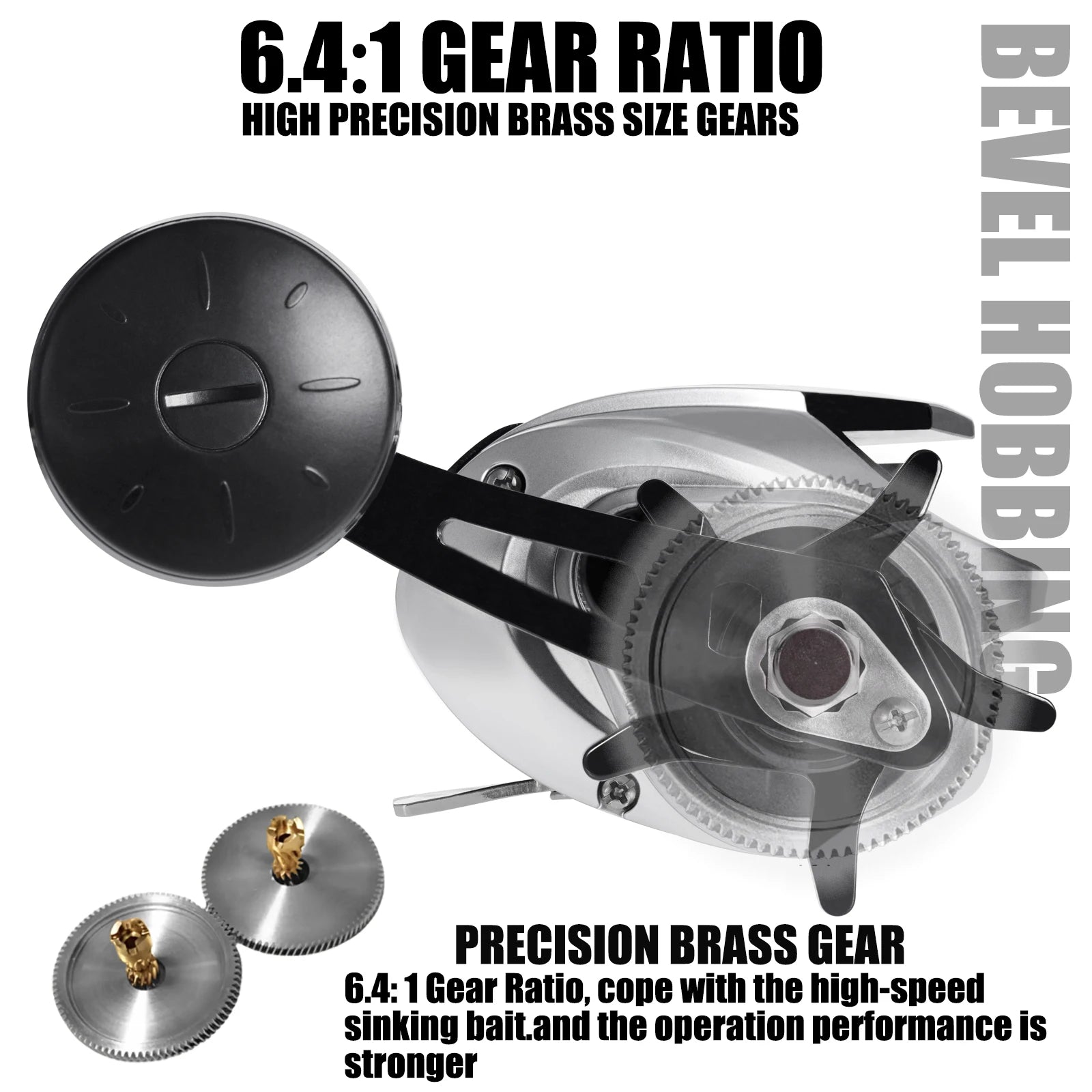 Heavy Duty Saltwater Baitcasting Fishing Reel – Waterproof 15KG Drag Trolling Reel