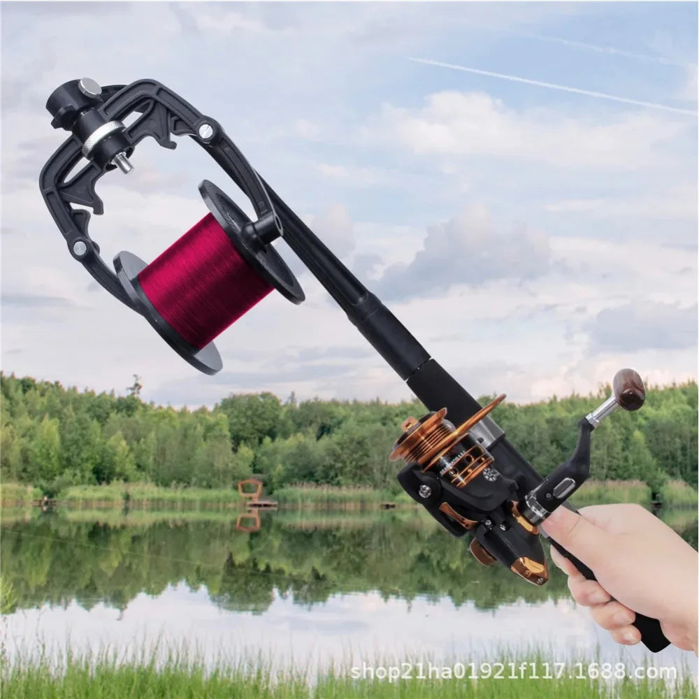 Portable Fishing Line Winder Tool – Reel Spooler for Spinning & Baitcasting Reels