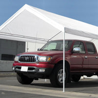 10x20 Heavy Duty Powder Coated Steel Frame Pop Up Carport 6 Stakes for Outdoor Events, Customized