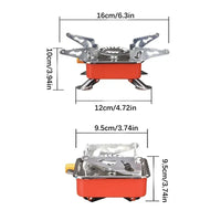 Portable Camping Gas Stove Windproof Foldable Burner for Hiking