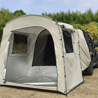 Car Rear Rest Tent Christmas Long-distance Driving 2/3 Person Car Tent, SUV Tailgate Tent, Car Hatchback Tent with Screen Window