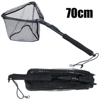 Sougayilang Fishing Tool Net Fishing tackle 70cm 95cm 115cm Portable Retractable Folding Fishing Net for Bass Carp Trout Fishing