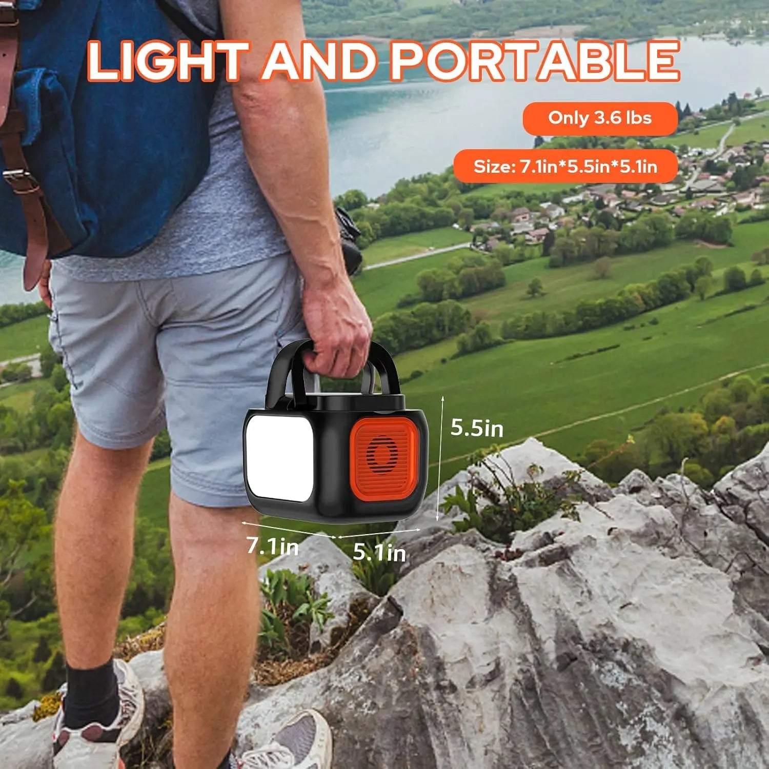 SinKeu 150W Portable Power Station – 97.68Wh Solar Generator for Camping & Emergency Use