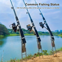 Automatic Spring Fishing Rod Holder – Adjustable Folding Stainless Steel