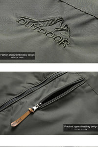 Waterproof Windbreaker Jacket – Outdoor Hiking, Camping & Fishing Casual Coat
