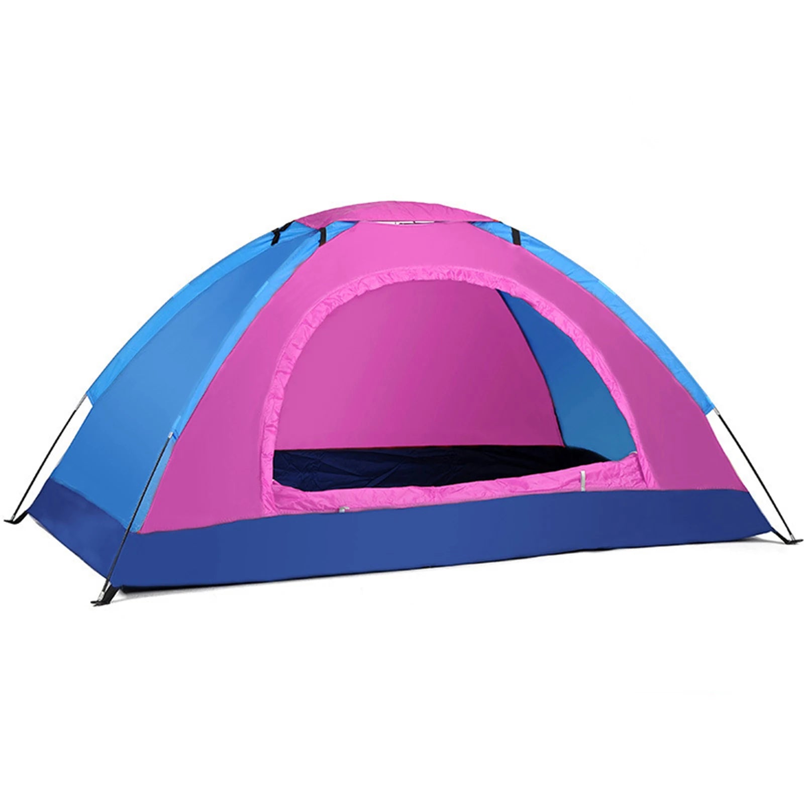 Ultralight 1-2 Person Camping Tent – Single Layer Portable Hiking Tent with Anti-UV Coating for Backpacking