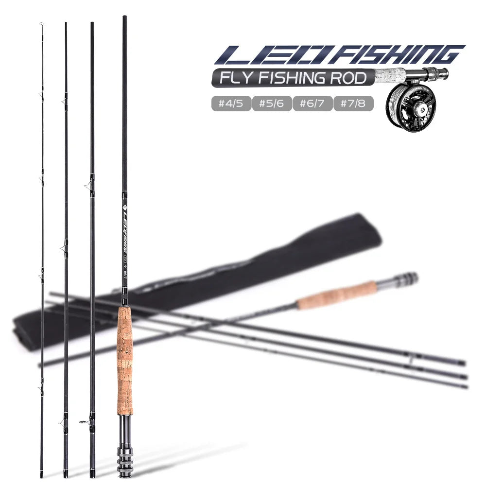 Portable Telescopic Fly Fishing Rod – High Carbon Fiber Travel Fishing Pole