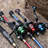 Heavy Duty Carbon Fiber Spinning Fishing Combo – Rod, Reel, Line & Accessories Set