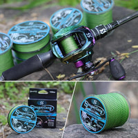 Heavy Duty PE Braided Fishing Line – 4-Strand Multifilament Fishing Wire (15LB-65LB, 100M-550M)